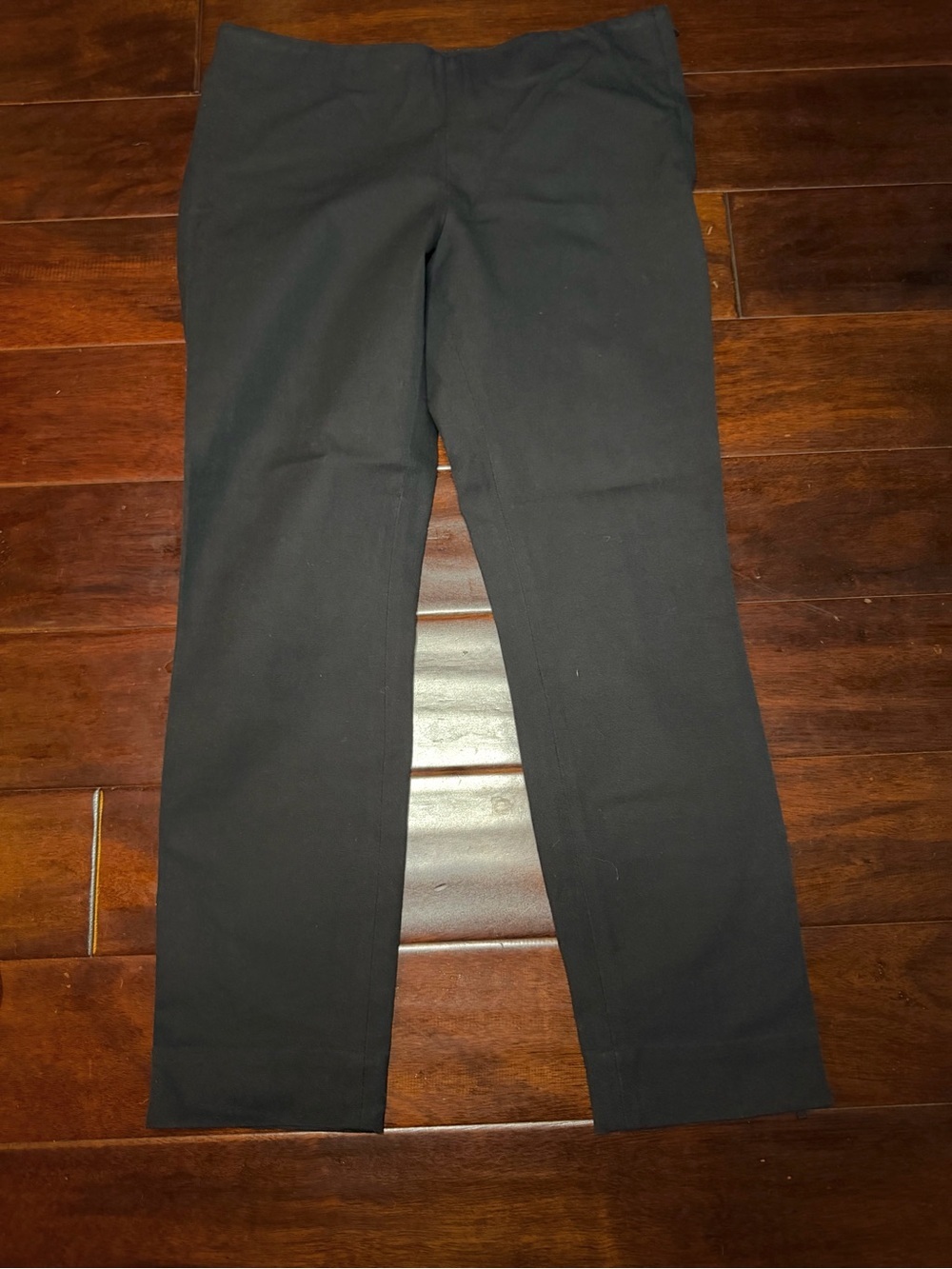 COS Black Slim-Fit Ankle Zip Trousers | Size 12